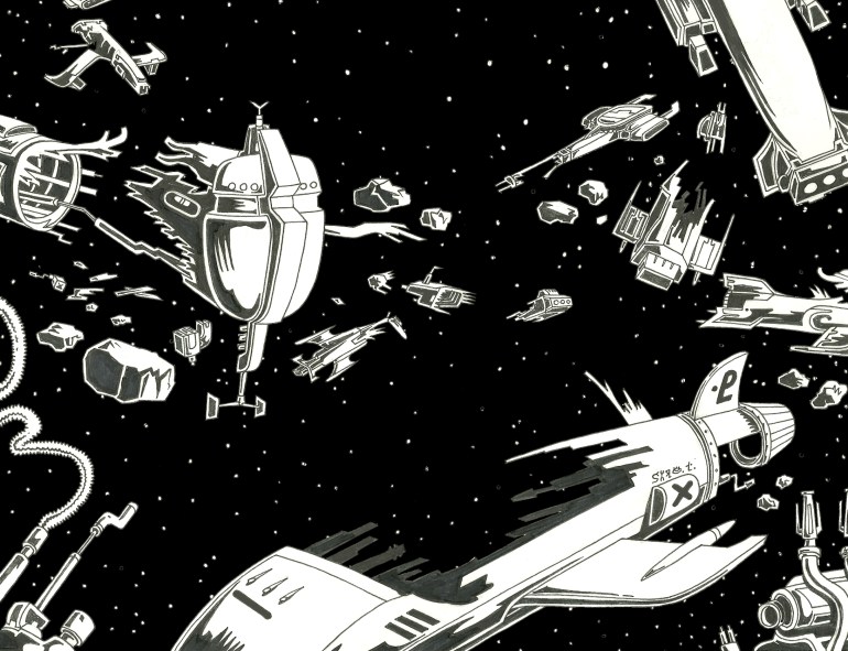 a graveyard for spacecrafts